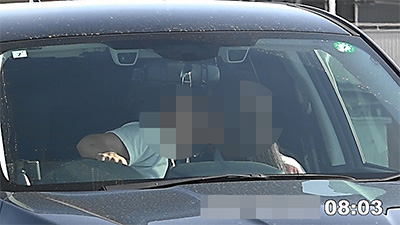 証拠写真 - 車内撮影